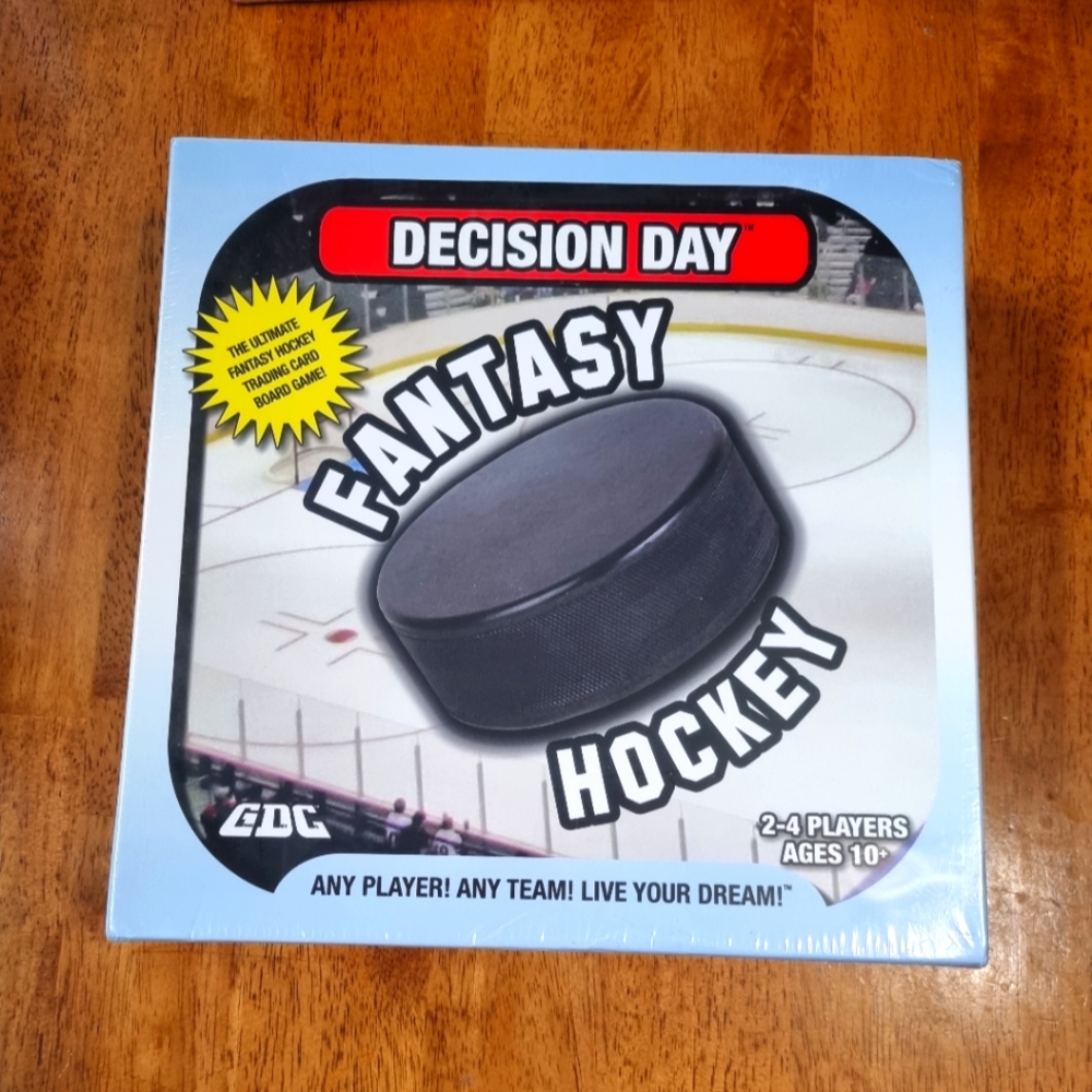 Decision Day Ultimate Fantasy Hockey Board Game New!